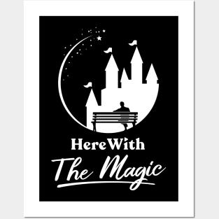 Here With The Magic Logo Shirt (Alternate) Posters and Art